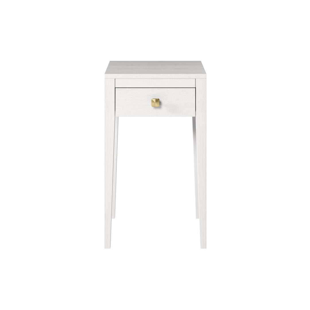 Radford Bedside Table One Drawer White
