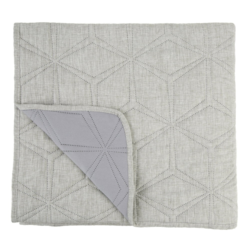 Malini Lombardi Grey Quilt