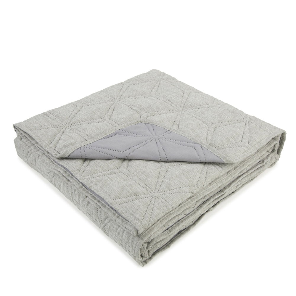 Malini Lombardi Grey Quilt