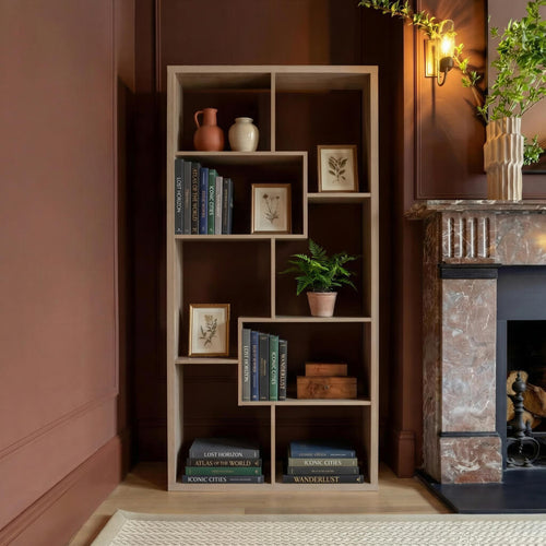 Quebec Light Wash Shelving Unit