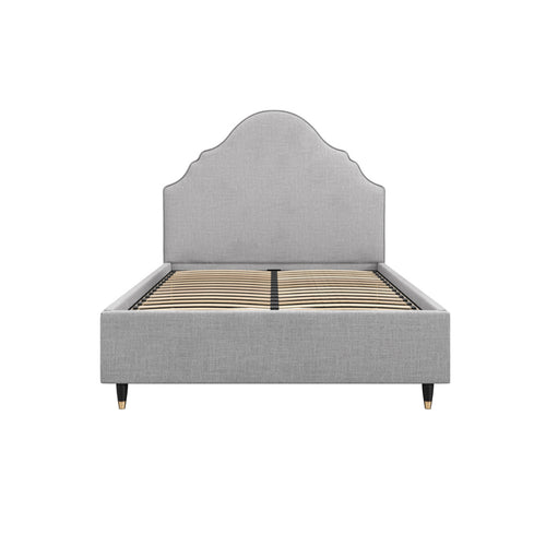 Quince Light Grey Double Bed
