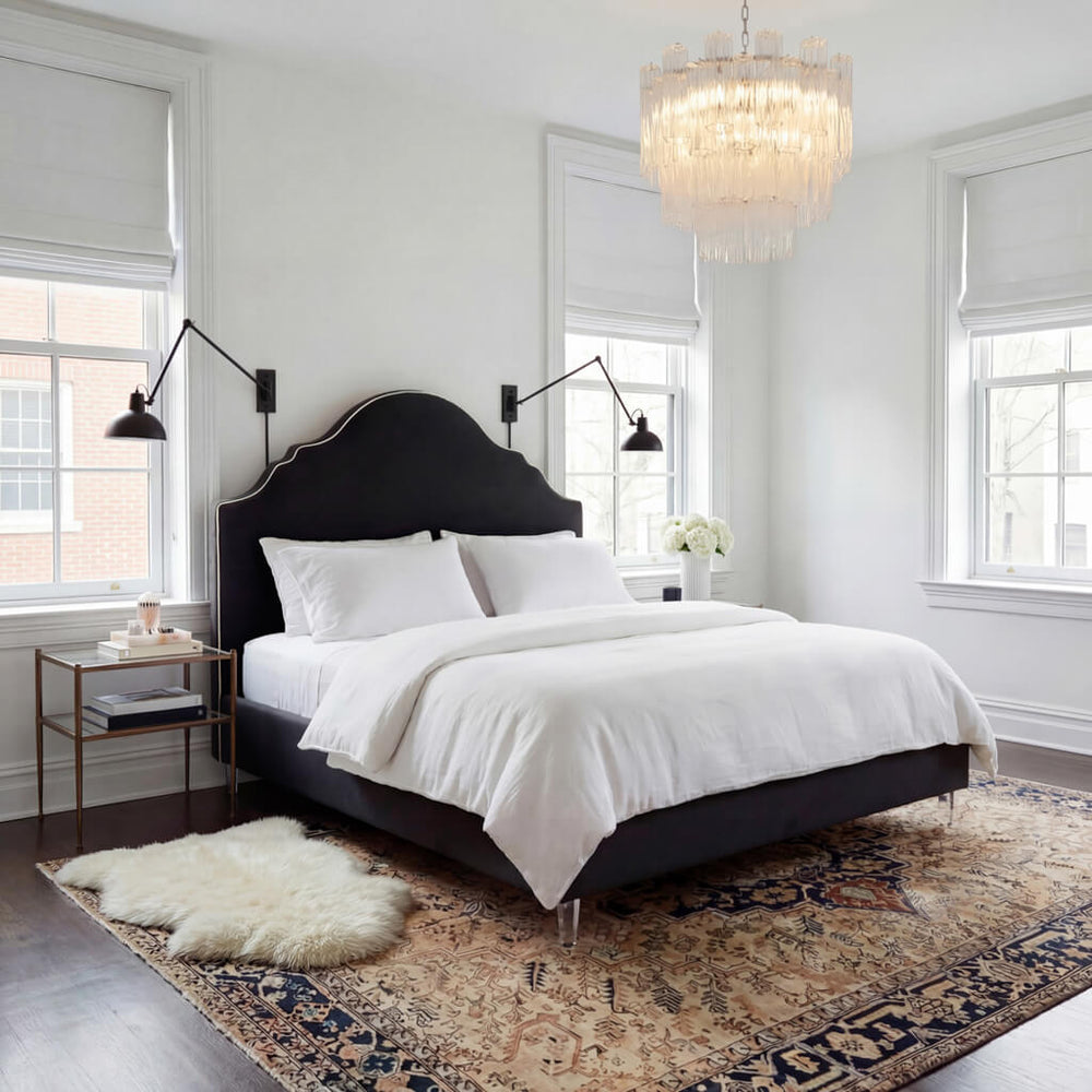 Quince Onyx Double Bed