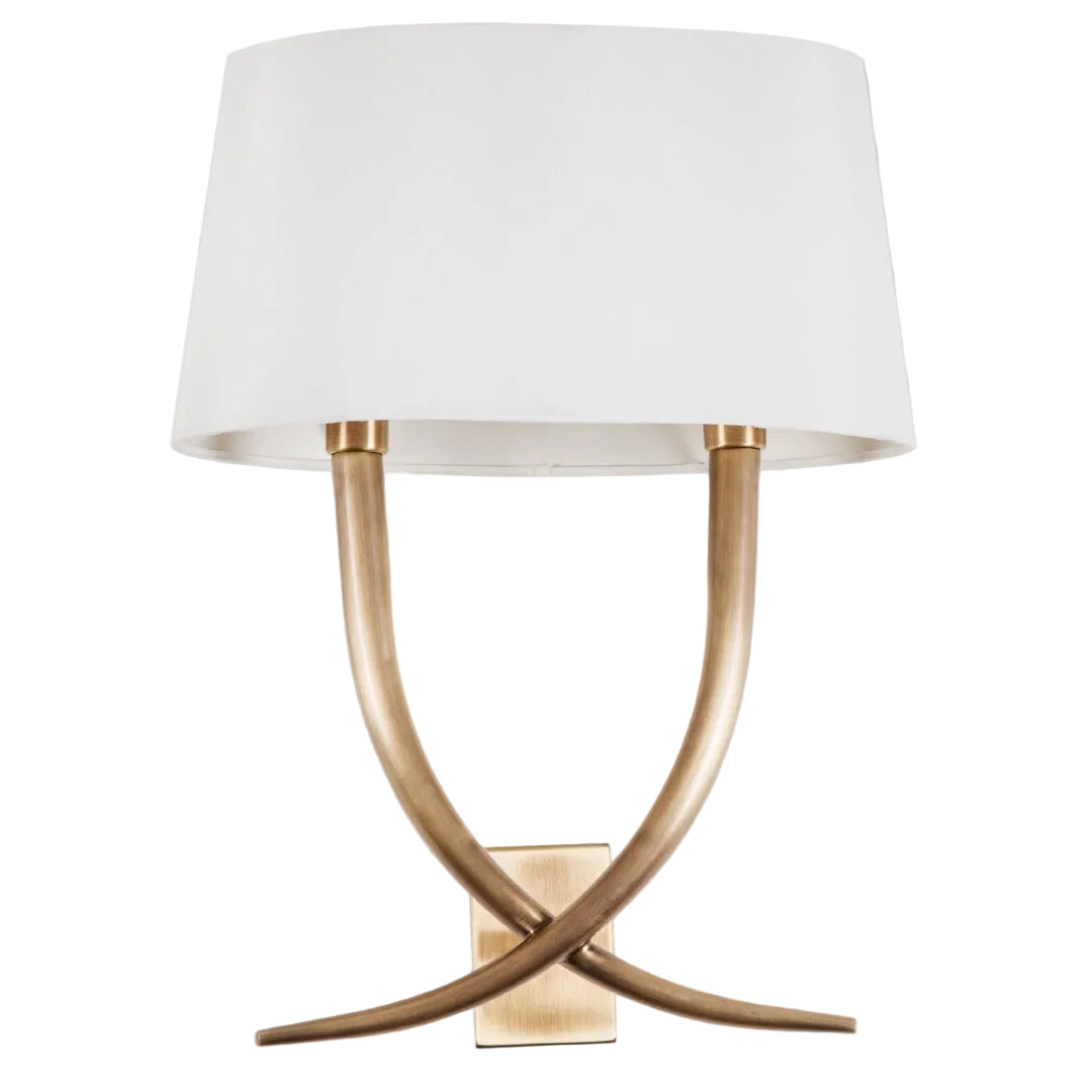 Quinn Antique Brass Wall Lamp