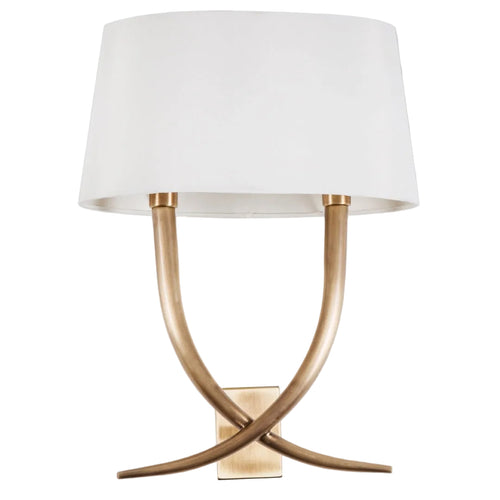 Quinn Antique Brass Wall Lamp