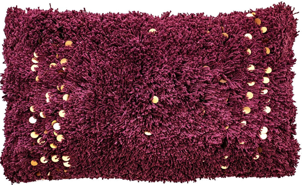 Malini Aziza Aubergine Cushion