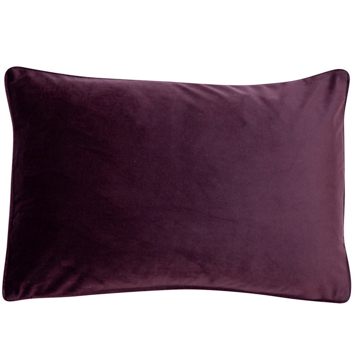 Malini Luxe Aubergine Cushion