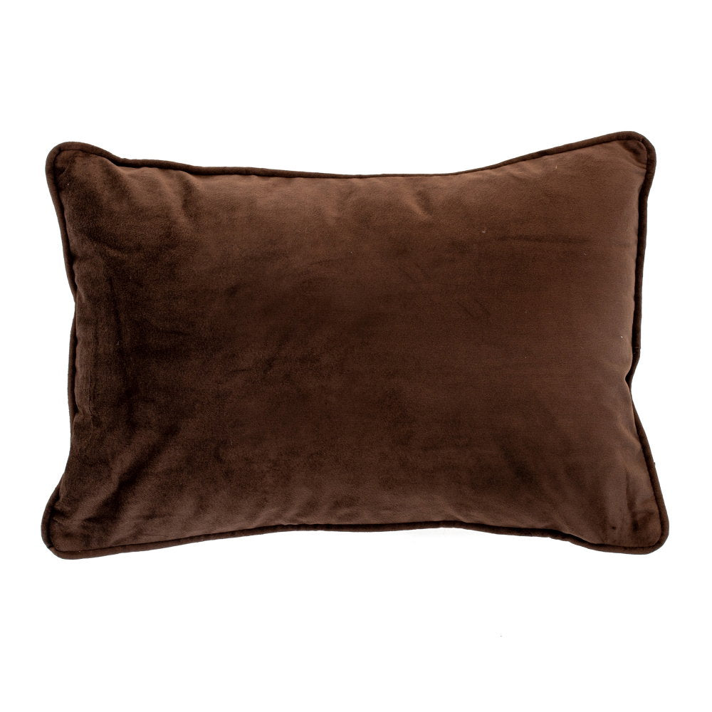 Malini Luxe Chocolate Cushion