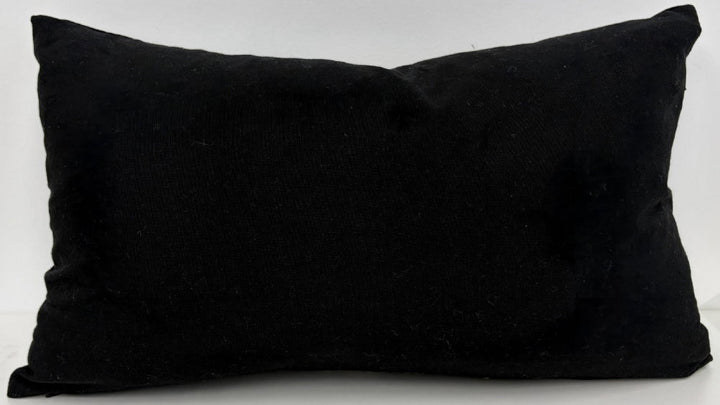Malini Daker Rectangle Black Cushion