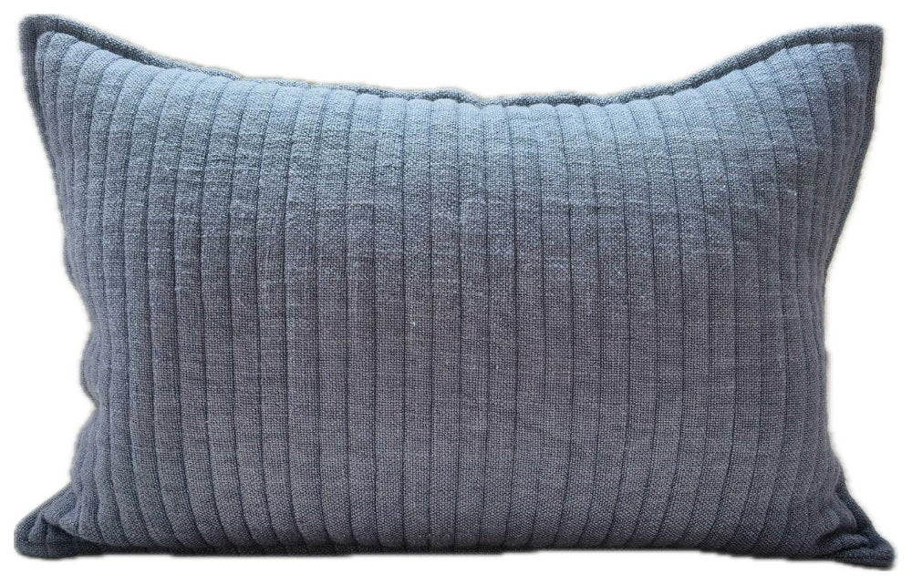 Malini Rectangular Looma Blue Cushion