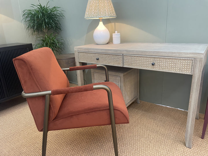 Campden Club Chair Rust Orange