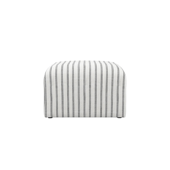 Ryder Chalk Stripe Pouffe