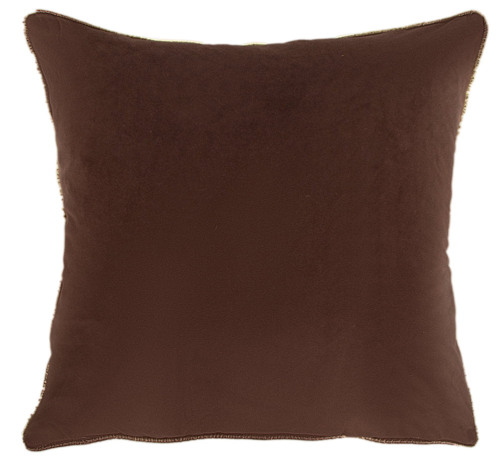 Malini Palms Choc Cushion