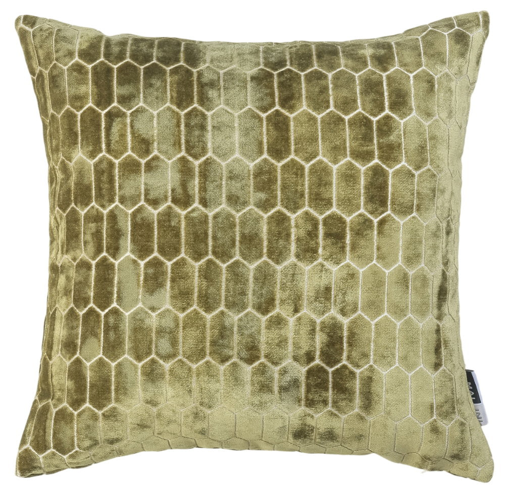 Malini Albie Olive Cushion