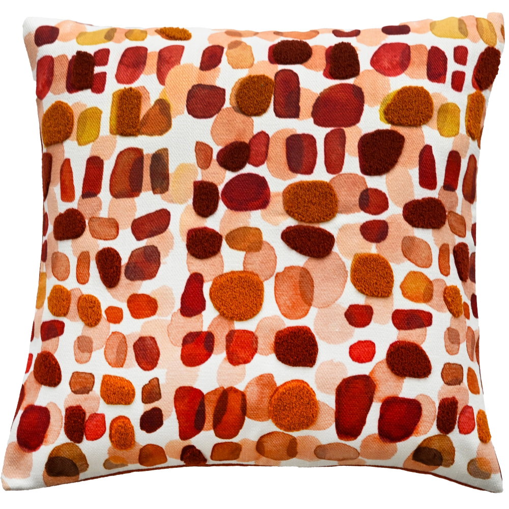 RUST RAISED PEBBLES 45 X 45 , RUST RAISED PEBBLES 45 X 45