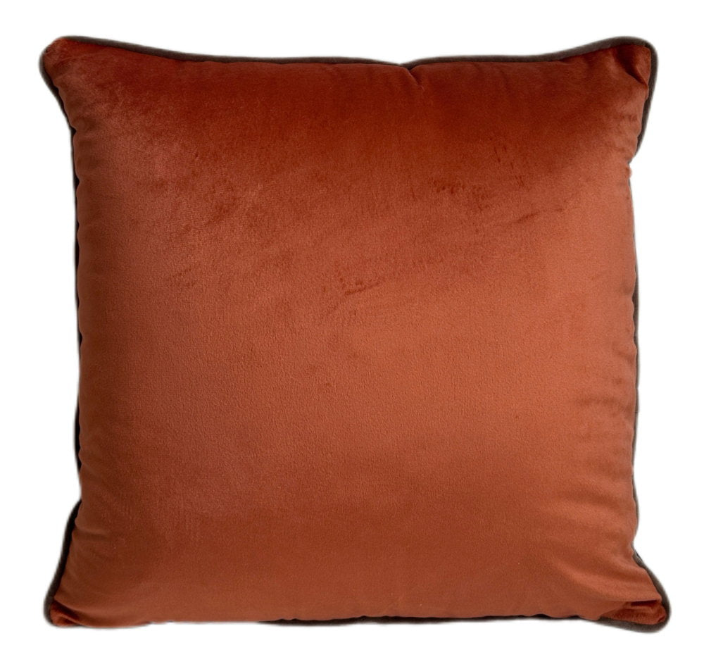 Paul Moneypenny Buckleup Orange Cushion