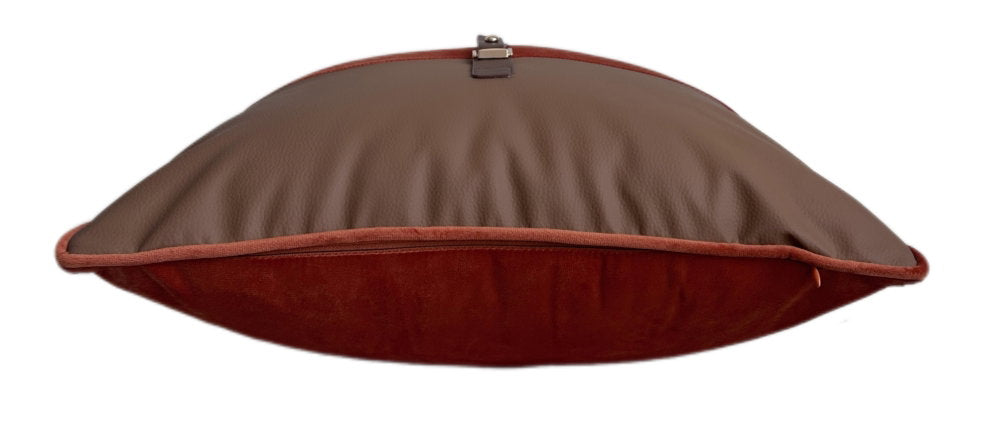 Paul Moneypenny Buckleup Orange Cushion