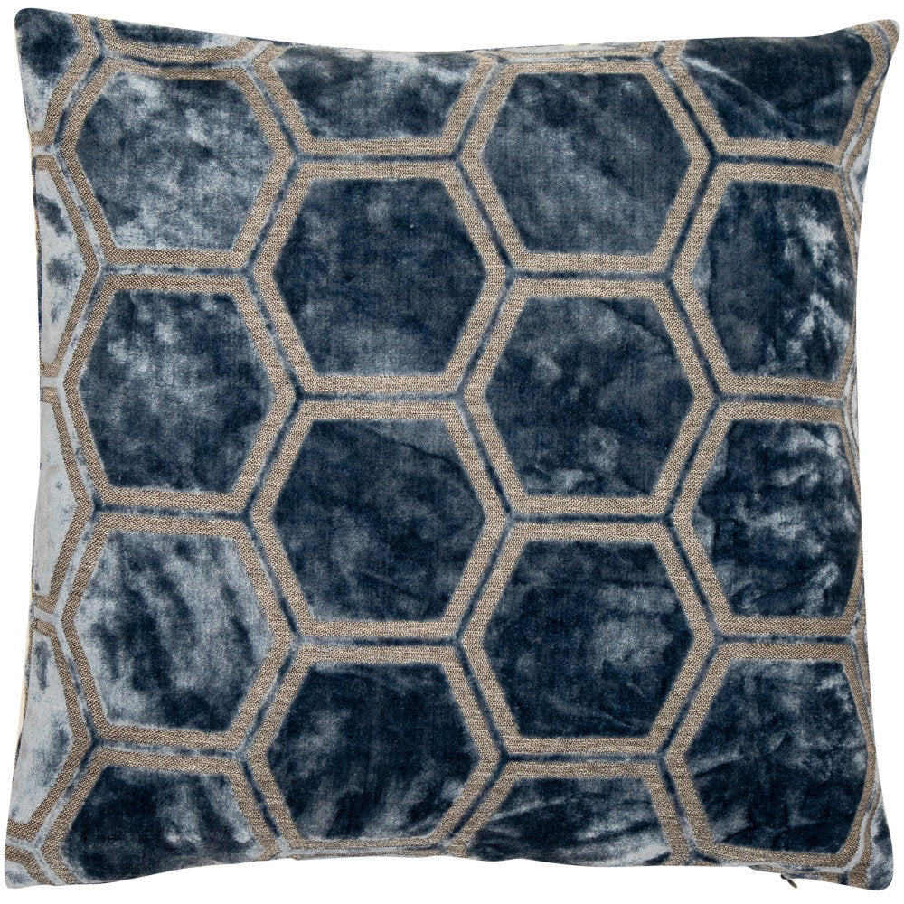Malini Ivor Blue Cushion