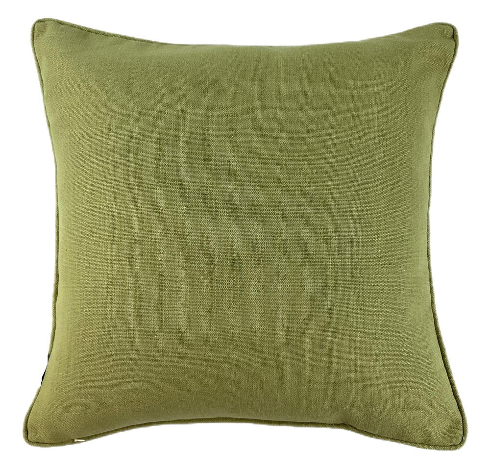 Malini Jigsaw Swampgreen Cushion