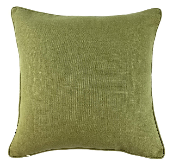 Malini Jigsaw Swampgreen Cushion