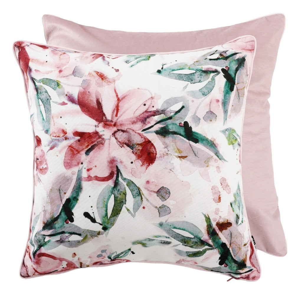 PRINTED PINK FLORAL 45 X 45