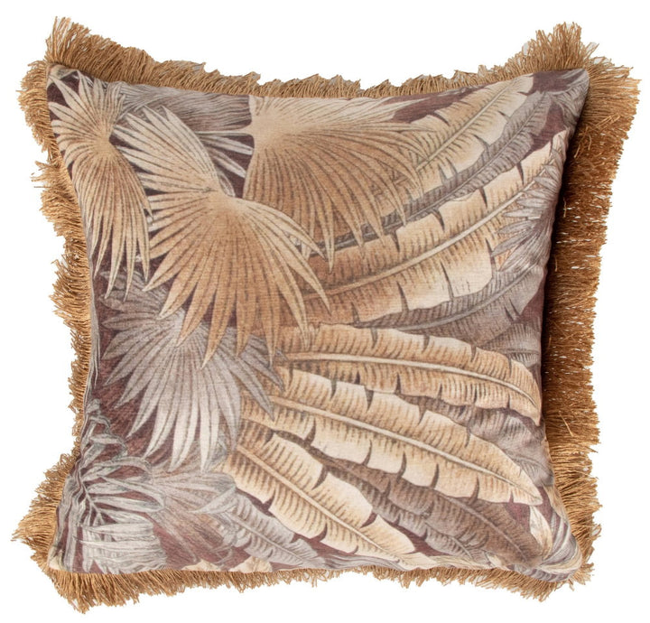 Malini Palmora Choc Cushion