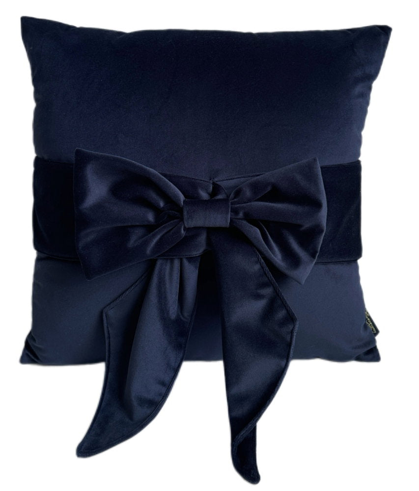 Paul Moneypenny Tiedup Navy Cushion