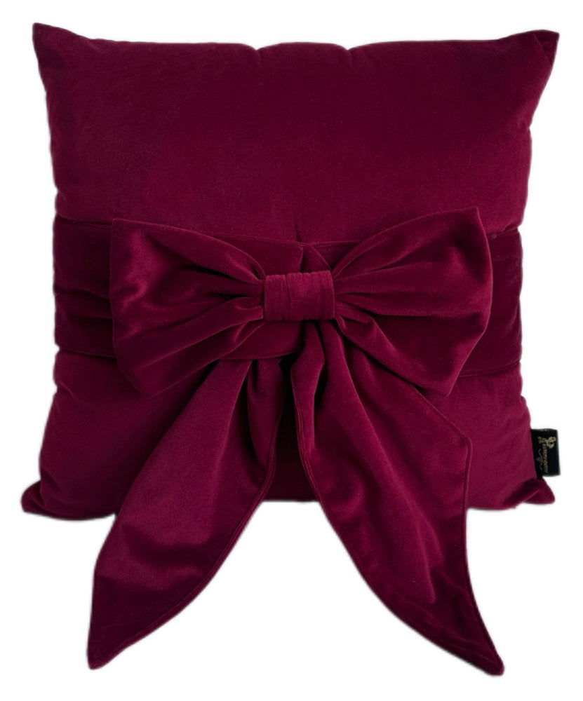 Paul Moneypenny Tiedup Scarlet Cushion
