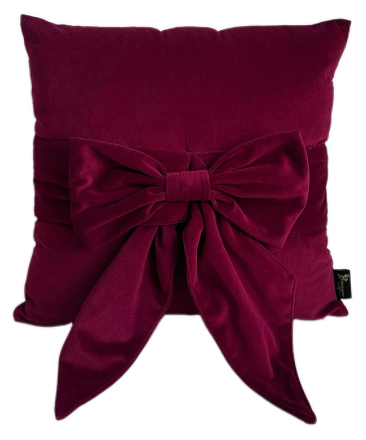 Paul Moneypenny Tiedup Scarlet Cushion