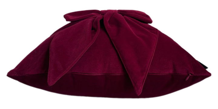 Paul Moneypenny Tiedup Scarlet Cushion