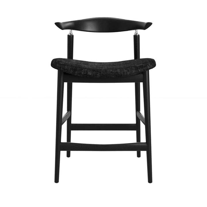 Seine Coal and Black Counter Stool