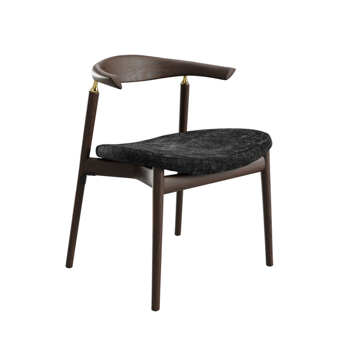 Seine Coal and Chocolate Dining Chair