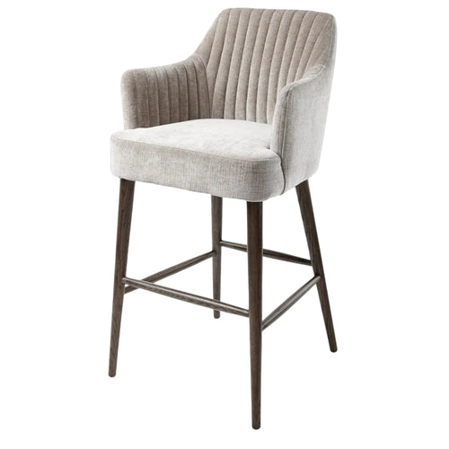 Slate Latte Finish Bar Stool