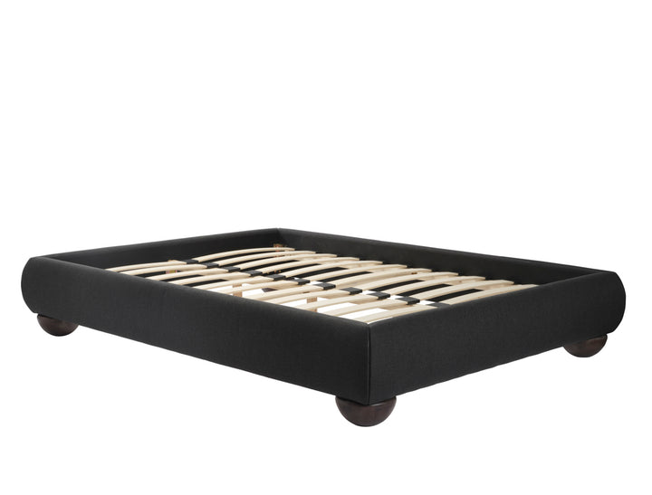 Soller Deep Charcoal Double Bed