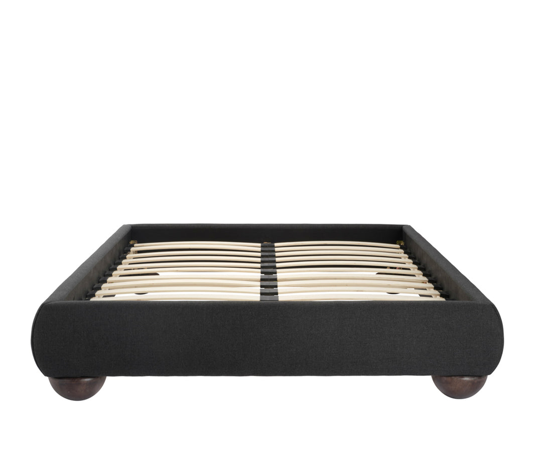 Soller Deep Charcoal Double Bed
