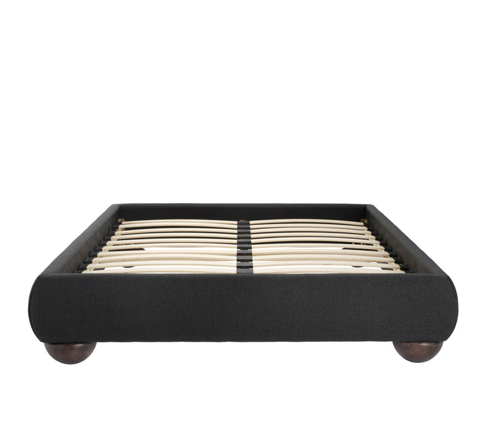 Soller Deep Charcoal Double Bed