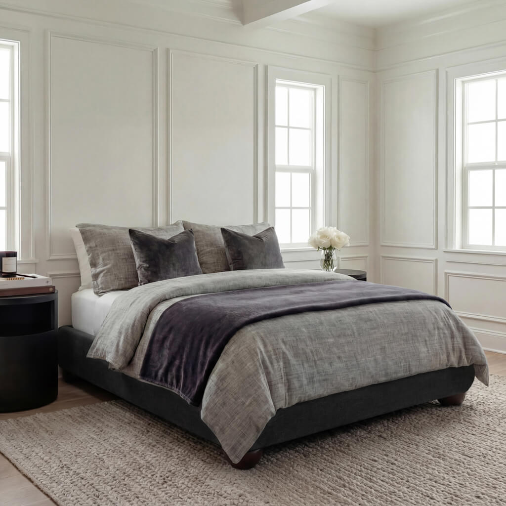 Soller Deep Charcoal King Bed