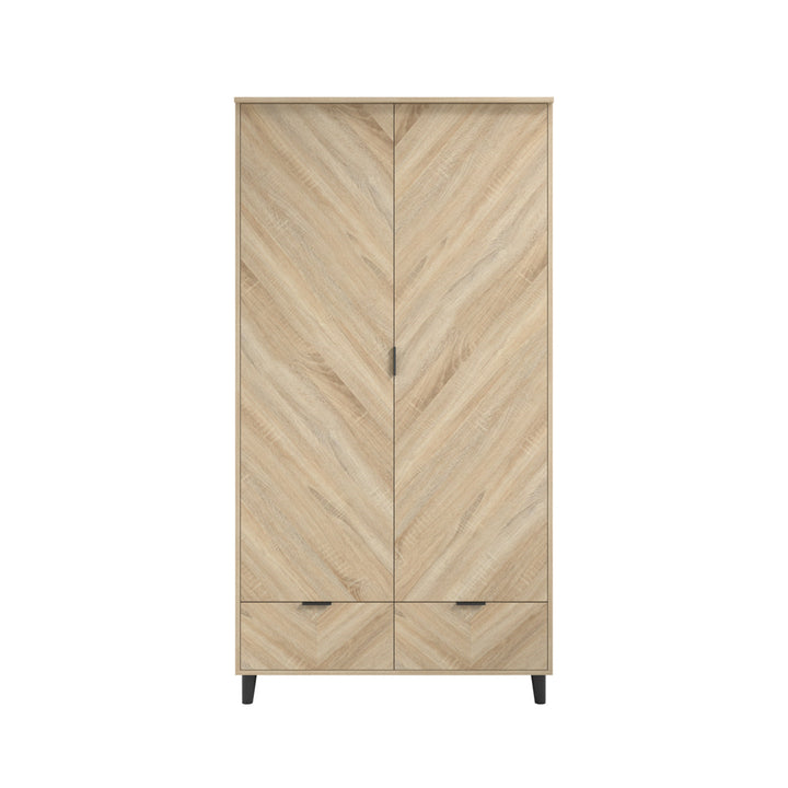 Stockholm Chevron Double Wardrobe