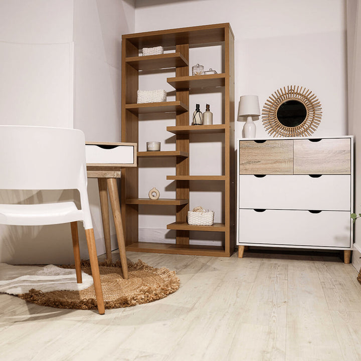 Stockholm White-Oak Chest of Drawers