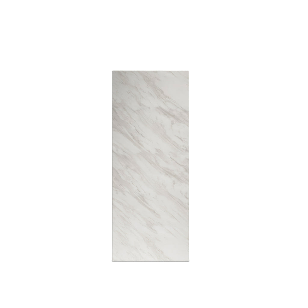 Sur White Marble Large Pedestal