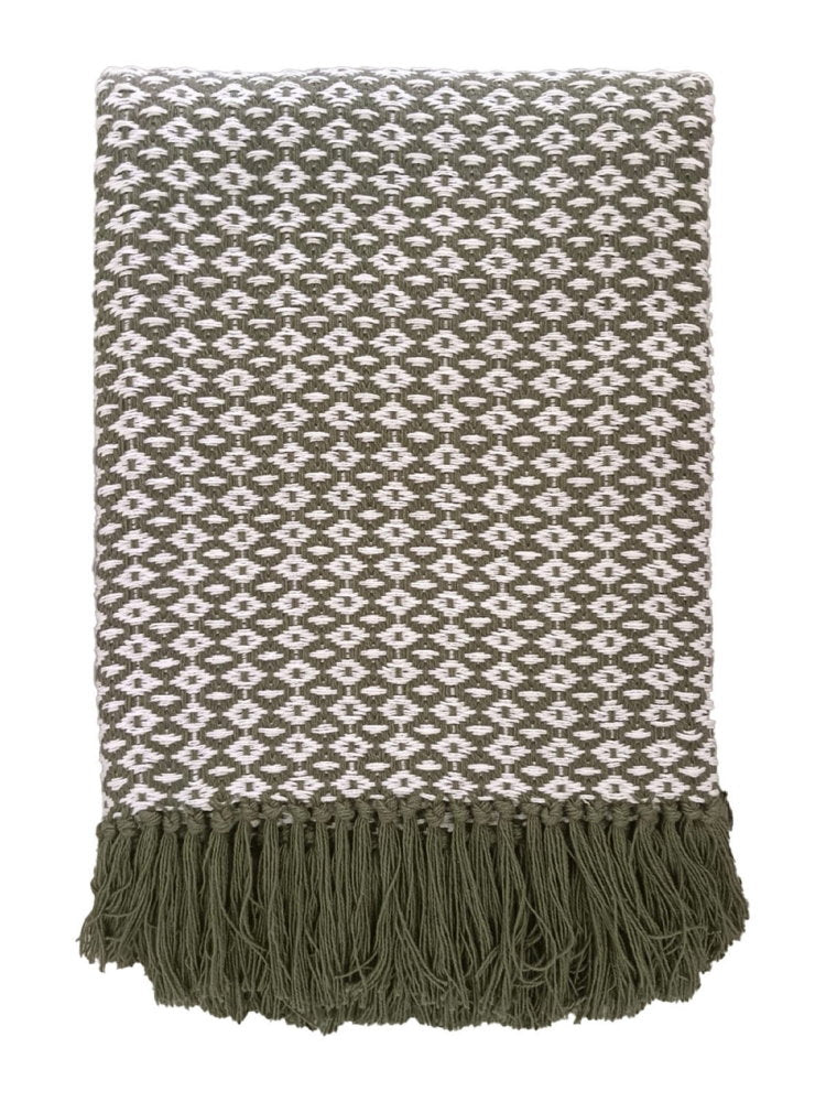 Malini Ansel Green Throw 