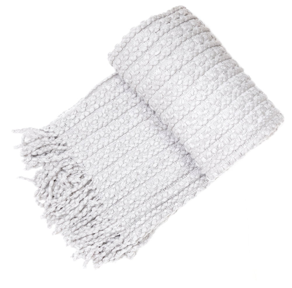 Malini Brixton Grey Throw