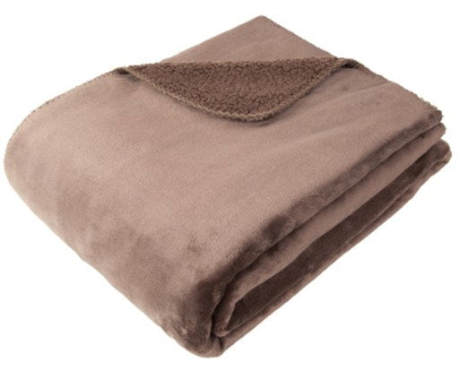 SOFTEST FLEECE THROW COFFEE 150 X 200 , SOFTEST FLEECE THROW COFFEE 150 X 200
