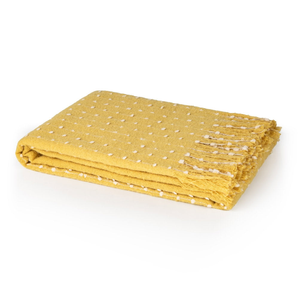 NAT RAISE DOT LINE  ON FAUX MOHAIR 130X180