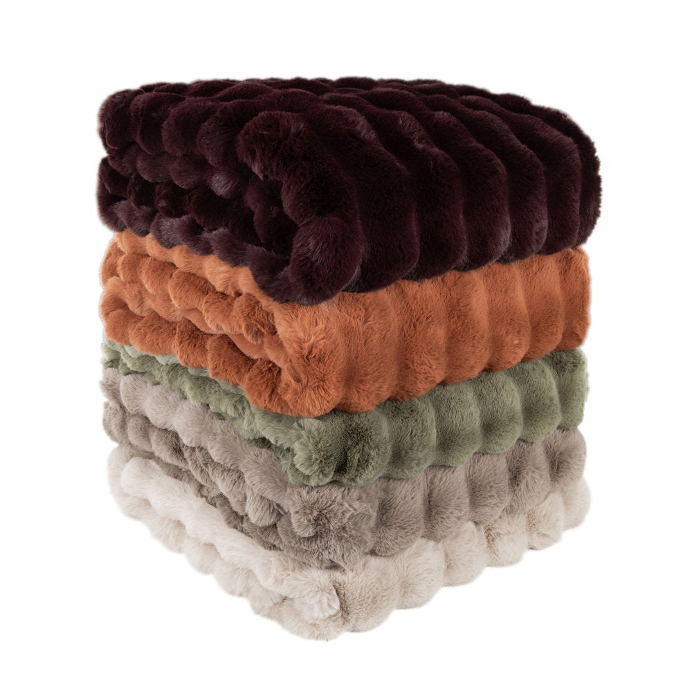 Malini Raffles Beige Throw