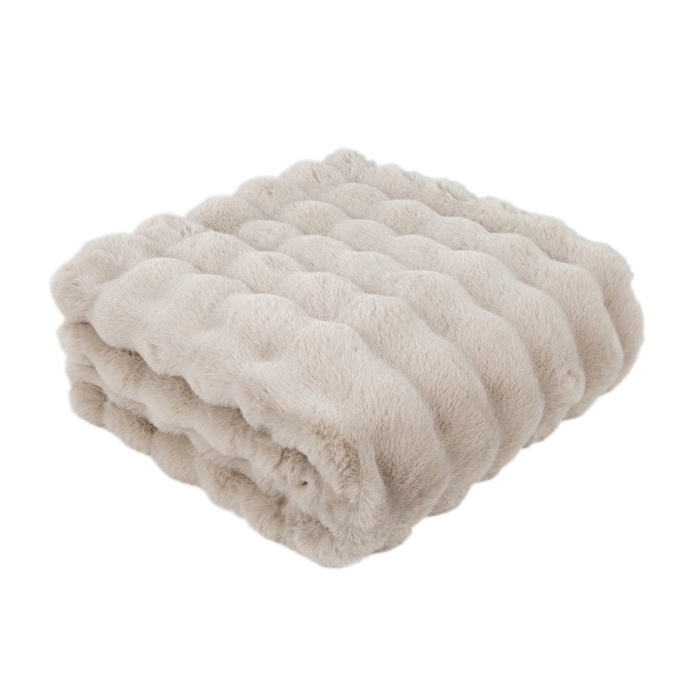 Malini Raffles Beige Throw