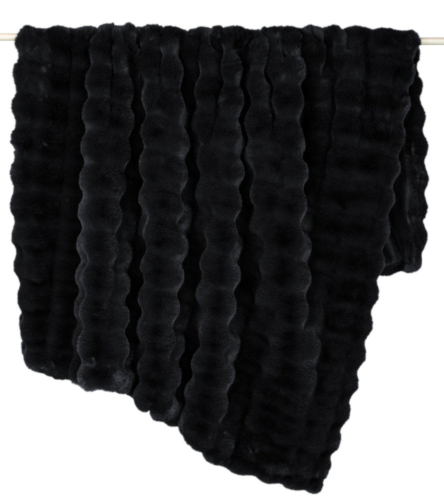 Malini Raffles Black Throw