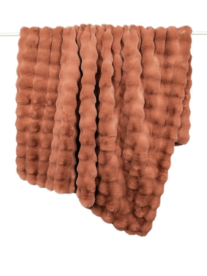 Malini Raffles Orange Throw