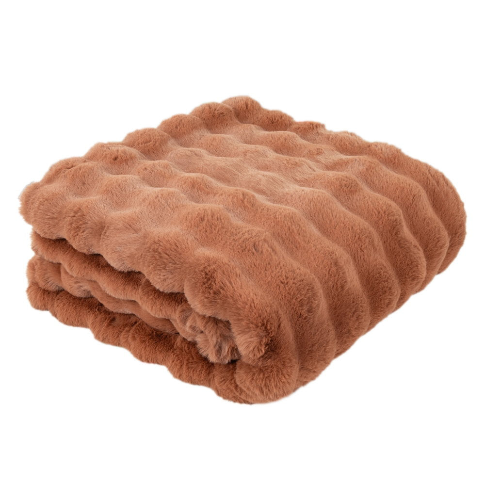 Malini Raffles Orange Throw