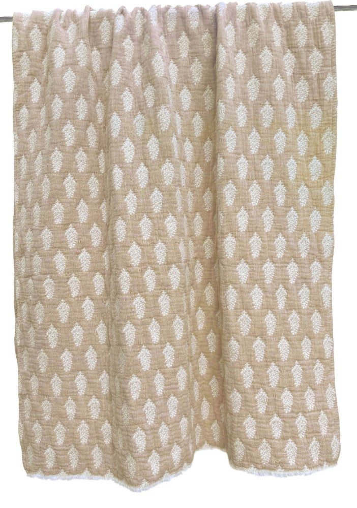 Malini Samira Natural Throw