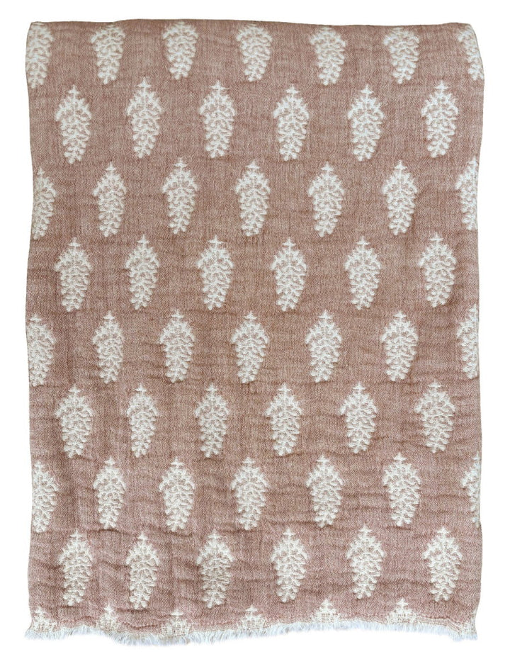 Malini Samira Rust Throw